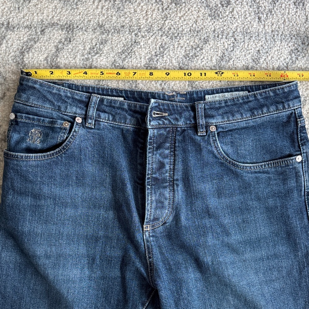 Brunello Cucinelli Leisure Fit Jeans, made in Italy, EU size 50, appr. 33-34/30 - Picture 15 of 16